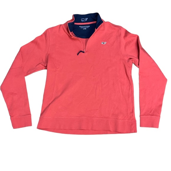 Vineyard Vines Other - 🔥 LIMITED TIME PRICE DROP🔥 Vineyard Vines Quarter Zip Pullover Boys L Coral